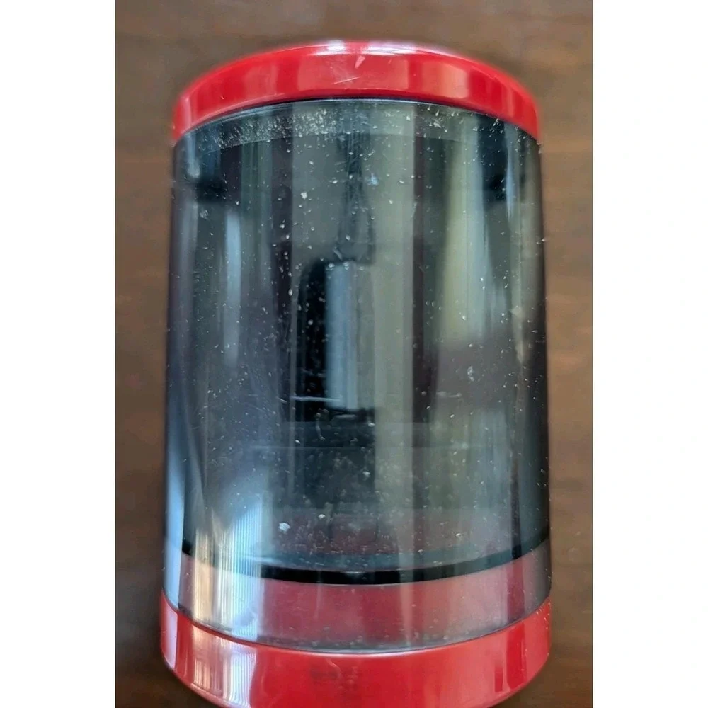 Vintage Panasonic KP-1A Battery‎ Pencil Sharpener - Red - Made in Japan - TESTED